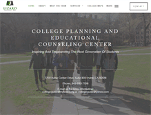 Tablet Screenshot of collegelizard.com